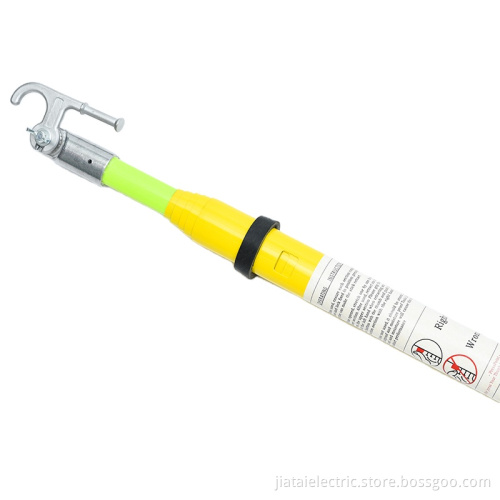 Electric Fiberglass Telescopic FRP Triangle Hot Stick for Work